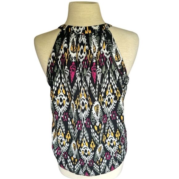 Loft Linen Blend Breathable Sleeveless Halter Top Size Medium - Picture 3 of 9